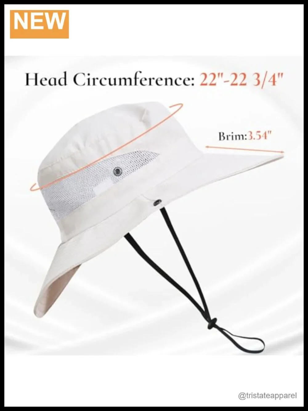 UPF 50+ Fishing Bucket Sun Hat with Ponytail Hole for Women Men Adjustable